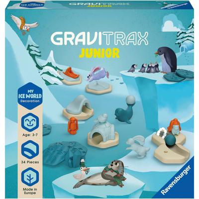 Kugelbahn-Bausatz RAVENSBURGER "GraviTrax Junior Extension My Iceworld Decoration" Kugelbahnen bunt Kinder Made in Europe, FSC - schützt Wald weltweit