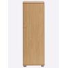Schuhschrank HEINE HOME, braun (eichefarben), B:40cm H:99cm T:38,5cm, MDF, Spanplatte, Spanplatte, Schränke