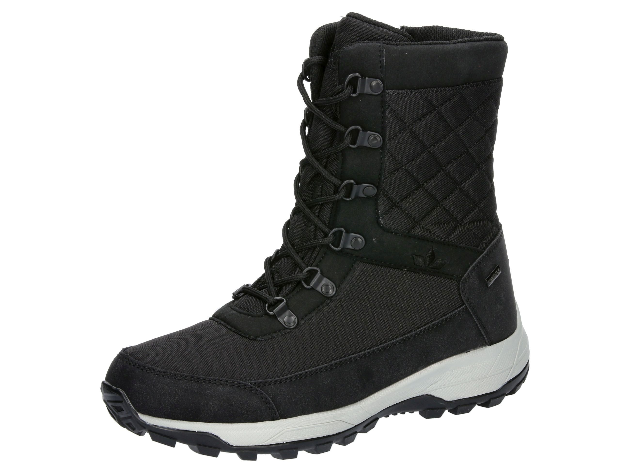 Winterstiefel LICO "Winterboot Glace", Damen, Gr. 38, schwarz, Synthetik, Schuhe Winterstiefel, Topseller