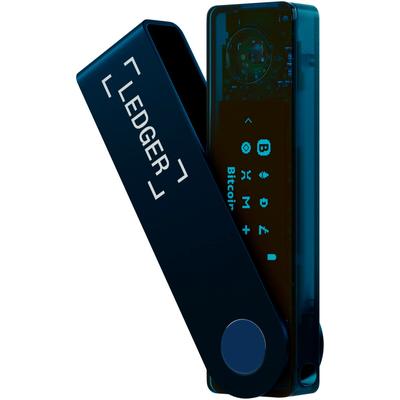 LEDGER Krypto Hardware-Wallet "Nano X", blau (sapphire blau), B:1,86cm H:7,2cm T:1,18cm, Chipkartenleser