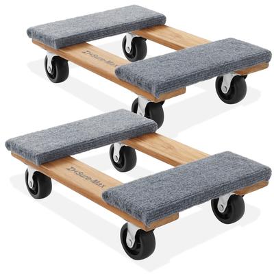 Furniture Moving Dolly 2pk Hardwood with Swivel Casters