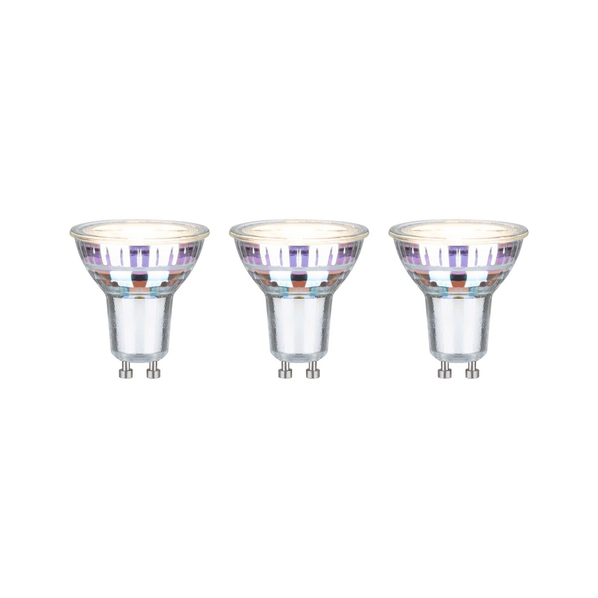 Paulmann Eco-Line Standard 230V LED Reflektor GU10 3x450lm 3x2,5W 3000K Silber 29193 Image