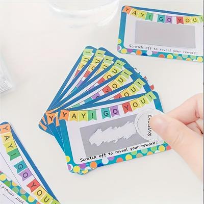 TEMU 50pcs Diy -off - Blank Greeting & , For Messages