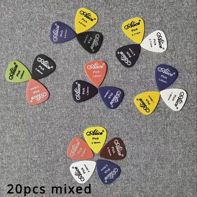 TEMU 20pcs/30pcs Bass Guitar Picks Set - Thickness 0.58-1.5mm - - Free Shipping