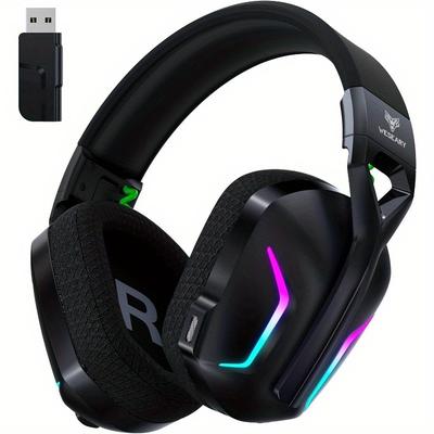 TEMU 1pc Wireless Headset For Pc, Switch, , Rgb