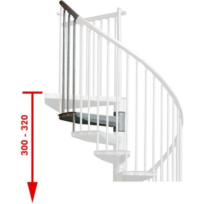 Minka Höhenerweiterung für Rondo Zink Plus, 320 cm, 120 cm