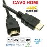 Cavo hdmi High speed 4k Full hdtv 3d tv ps4 ps3 videoproiettore connettori placcati in oro pc 1.5 mt