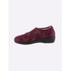 Hausschuh CLASSIC, Damen, Gr. 41, rot (bordeaux, gemustert), Textil, Schuhe