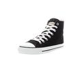 Sneaker ETHLETIC "White Cap Hi Cut", Gr. 38, schwarz-weiß (jet schwarz, just weiß), Obermaterial: 100% Baumwolle; Futter: 100% Baumwolle; Decksohle: 100% Baumwolle; Sohle: 100% Naturkautschuk, Schuhe Canvassneaker Sneaker high Sneakerboots,...