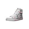 Sneaker ETHLETIC "White Cap Hi Cut", Gr. 41, weiß (letters weiß, just weiß), Obermaterial: 100% Baumwolle; Futter: 100% Baumwolle; Decksohle: 100% Baumwolle; Sohle: 100% Naturkautschuk, Schuhe Canvassneaker Sneaker high Sneakerboots, Fairtrade Produkt