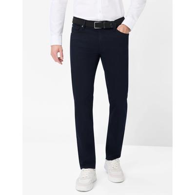5-Pocket-Jeans BRAX "Style CHUCK", Herren, Gr. 35, Länge 32, blau (dunkelblau), 63% Baumwolle, 16% Polyester, 11% Modal, 6% Elastomultiester, 4% Elasthan, Jeans Image
