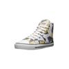 Sneaker ETHLETIC "White Cap Hi Cut", Gr. 39, gelb (camou gelb, just weiß), Obermaterial: 100% Baumwolle; Futter: 100% Baumwolle; Decksohle: 100% Baumwolle; Sohle: 100% Naturkautschuk, Schuhe Canvassneaker Sneaker high Sneakerboots, Fairtrade Produkt