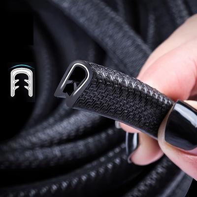 TEMU Door Protector, Car Door Anti-collision Strip, Sound-proof Strip And Dust-proof Rubber Strip, Door Bottom Anti-collision Rubber Strip Image