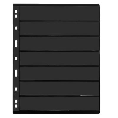 TEMU Stamp Album Loose-leaf Pages, 10 Sheets (20 Pages) Of 7-row Stamp Pages, Professionally Packaged (7 ) Image