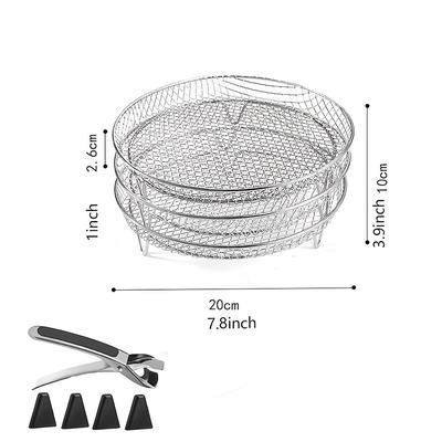 TEMU Steel Air Set Feet - For & Dehydrating, & , Compatible 4.2qt-5.8qt Models