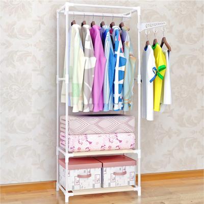 TEMU Clothe Rail, Clothing Rack Heavy Duty 148cm X 60cm X 35cm Freestanding Garment Rack With Hanging Rails & 2-tier Storage Shoe Shelves For Clothes Storage Organizer