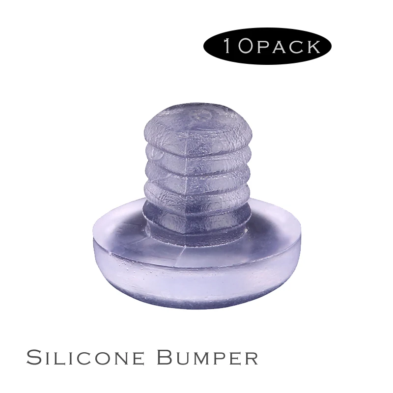 für Möbeltür, Schublade, Durchmesser 5 mm, kleiner Stummschaltungsstoßfänger aus Silikonkautschuk Image