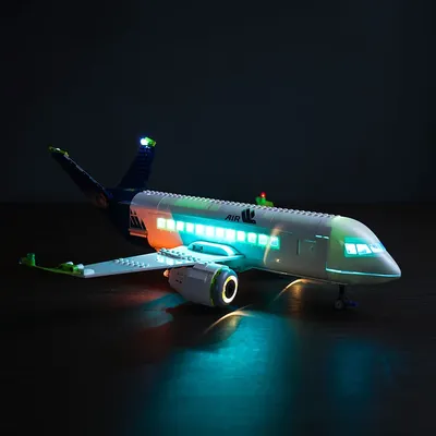 Vonado led light 60367 set ist geeignet für passagier flugzeug bausteine (nur einschl ießlich Image