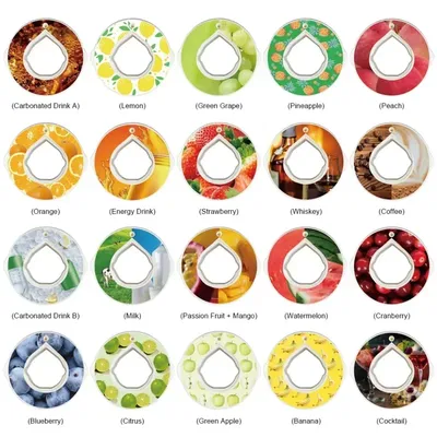1/3pcs Flavoring Pods Air Scent 20 Fruit Flavours 0 Sugar Up Plastic Water Drink Bottle Flavor Pod Water Bottles Mouth Girls