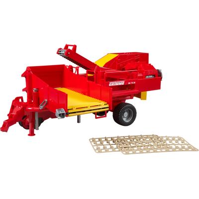 Spielzeug-Landmaschine BRUDER "Kartoffel Vollernter 49 cm Grimme SE75 (02130)" Spielzeugfahrzeuge rot Kinder Made in Europe