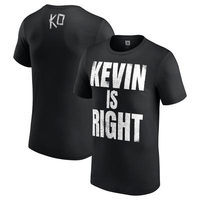 WWE Kevin Owens Kevin Is Right T-Shirt - Schwarz - Herren Image