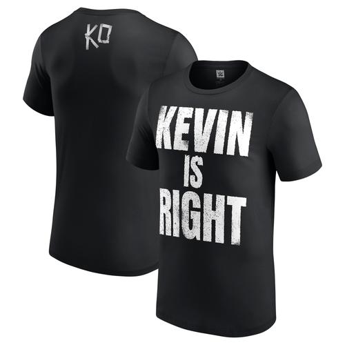 WWE Kevin Owens Kevin Is Right T-Shirt - Schwarz - Herren