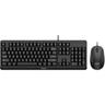 2000 series SPT6207BL/34 Tastiera Mouse Incluso usb qwerty Inglese Nero