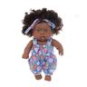 lebensechte schwarze Reborn-Babypuppen für Mädchen - 8 Zoll große schwarze amerikanische realistische Neugeborenenpuppen