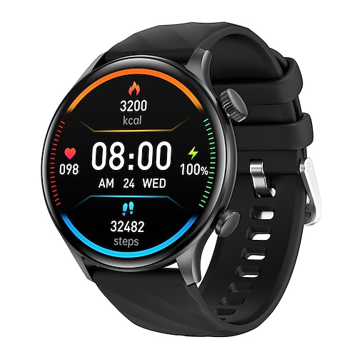 696 ZW63 Smartwatch 1.39 Zoll Smart-Armband Bluetooth Schrittzähler Anruferinnerung Schlaf-Tracker Kompatibel mit Android iOS Damen Herren Freisprechanlage Nachrichterinnerung IPX-0 46mm Uhrengehäuse Image
