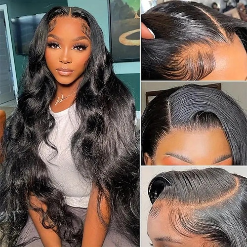 Körperwelle Lace Front Perücken Echthaar 150 % Dichte 13x6 Echthaar Lace Frontal Perücken für Frauen Image