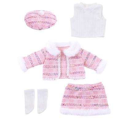 18 Inch Doll Clothes and Accessories Winter Doll Outfits Set Coat Trousers for 18 Inch Doll Girls Gifts(WITHOUT DOLL)