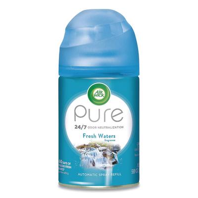 Air Wick Freshmatic Ultra Automatic Spray Refill, Fresh Waters, 5.89 oz Aerosol Spray (RAC79553EA) Each Air Wick® Air Fresheners & Odor Eliminators