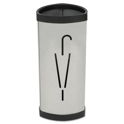 Alba Triangular Umbrella Stand, Steel, 10.25w x 10.25d x 23.67h, Silver/Black (ABAPMTRIA2M) Each Alba™ Clothes Racks