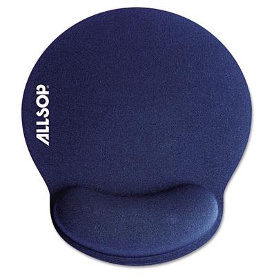 Allsop MousePad Pro Memory Foam Mouse Pad with Wrist Rest, 9 x 10, Blue (ASP30206) Each Allsop® Mouse Pads & Wrist Rests