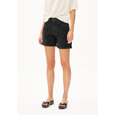 SHEAARI DENIM SHORT | Jeans Shorts aus recycelter Baumwolle - schwarz (27) Image
