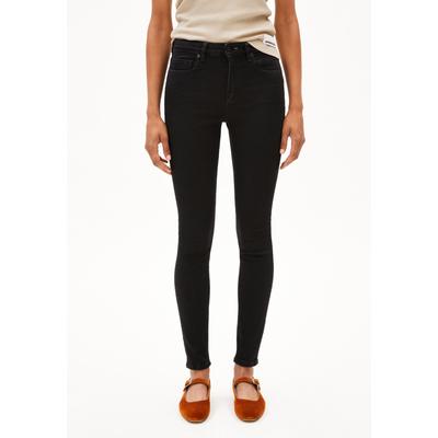 TILLAA - Frauen Skinny Fit Jeans - schwarz (Größe: 32/34)