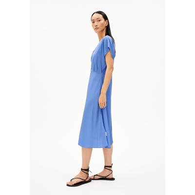 AALBINE - Frauen Regular Fit Kleid - blau (Größe: S)