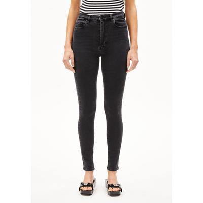 INGAA - Frauen Skinny Fit Jeans - schwarz (Größe: 30/32)