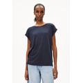JILAANA - Frauen Regular Fit T-Shirt - blau (Größe: S)