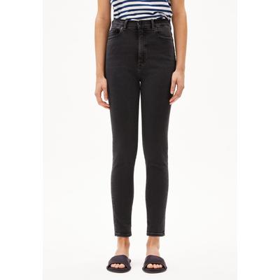 INGAA - Frauen Skinny Fit Jeans - schwarz (Größe: 27/30)