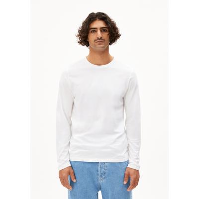 JAAMES LONGSLEEVE - Männer Regular Fit Longsleeve - weiss (Größe: M)