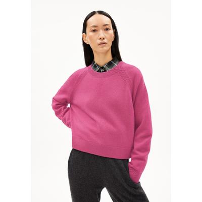 DILIRIAA REGLANA - Frauen Loose Fit Strickpullover - rose (Größe: L)