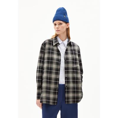 EASSAAL CHECK - Frauen Loose Fit Bluse - mehrfarbig (Größe: S)