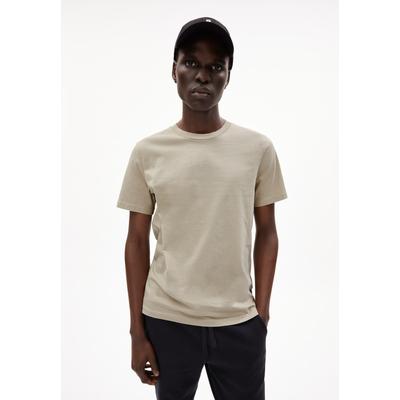 JAAMES - Männer Regular Fit T-Shirt - beige (Größe: S)