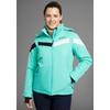 Skijacke MAIER SPORTS "Ski Jacke wattiert Damen", Damen, Gr. 46, grün (electric grün), Obermaterial: 100% Polyester, sportlich, Langarm Windstopperbündchen mit verstellbarem Klettverschluss, Jacken, Wasser & winddicht & atmungsaktiv in großen Größen