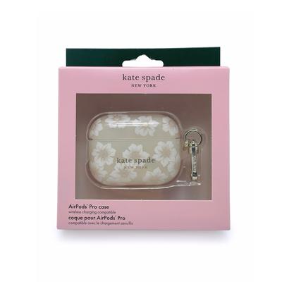 Kate Spade Other | Kate Spade New York Airpods Pro Case Wireless Charging Compatible Nib | Color: Cream/White | Size: Os