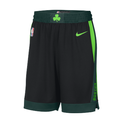 Boston Celtics 2024/25 City Edition Men's Nike Dri-FIT NBA Swingman Shorts - Black - Polyester