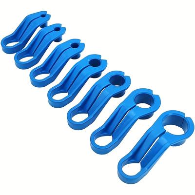 TEMU 7pcs Ac Fuel Line Disconnect Tool Set Transmission Oil Cooler Line Quick Disconnect Line Removal Tools For Car Auto Vehicles Image