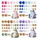 32 pezzi decorazioni per topper per torta a sfera mini palloncini bastoncini per topper per torta palline in schiuma plettri per torta palline per topper per torta decorazioni per torte