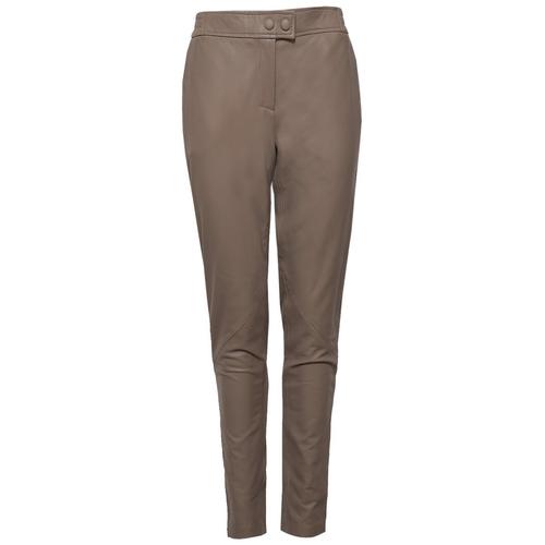 Maze Lederhose Damen taupe, M